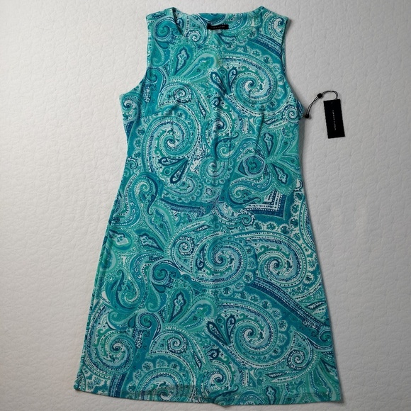NWT Tommy Hilfiger Paisley Dress - Picture 2 of 7